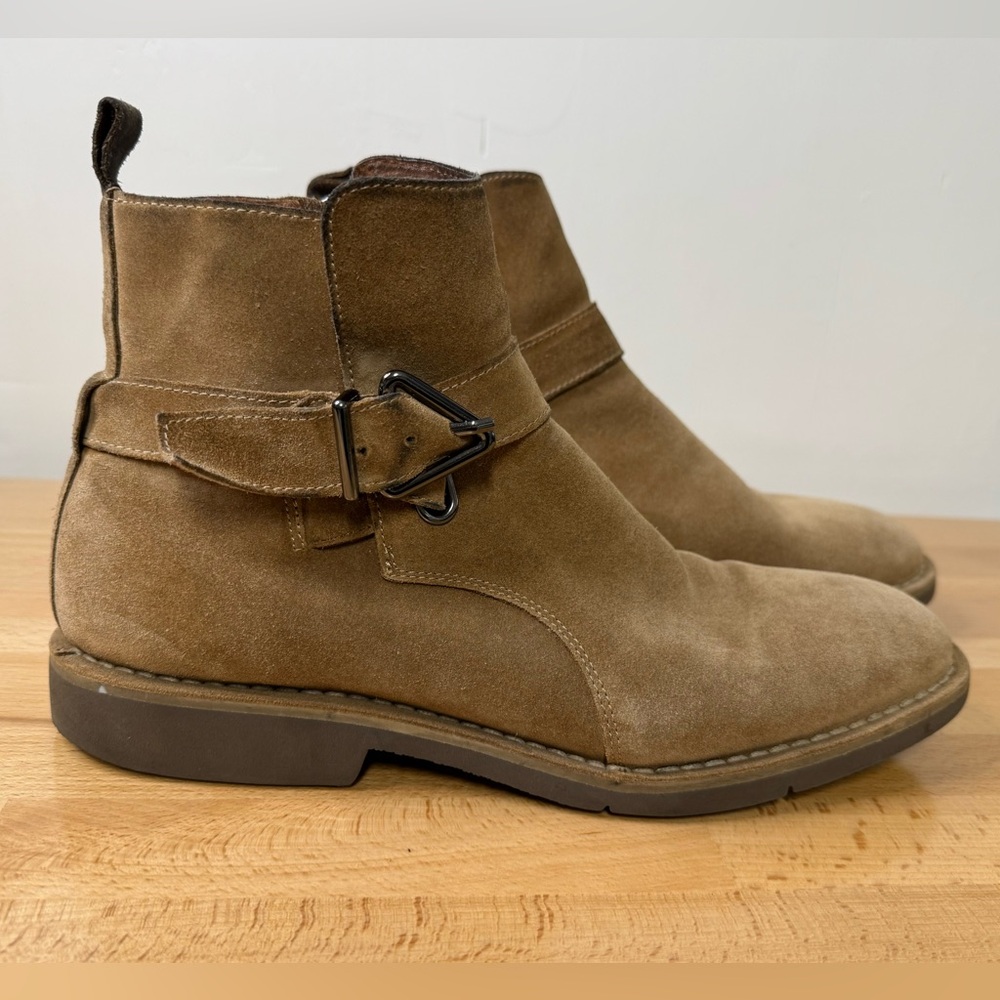 Men’s Vintage Foundry Co. Brown Suede Boots, size 9.5